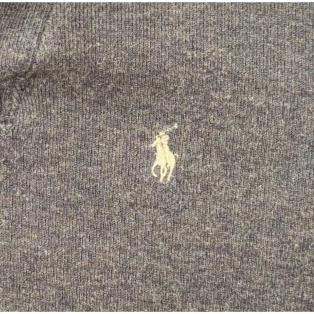 Polo Ralph Lauren Pullover Mens XXL Brown Shawl Collar Button Cotton Sweatshirt